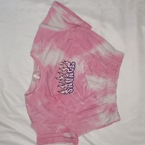 pink Savage Crop top